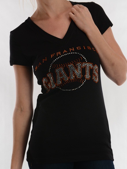SF Giants Rhinestone Top