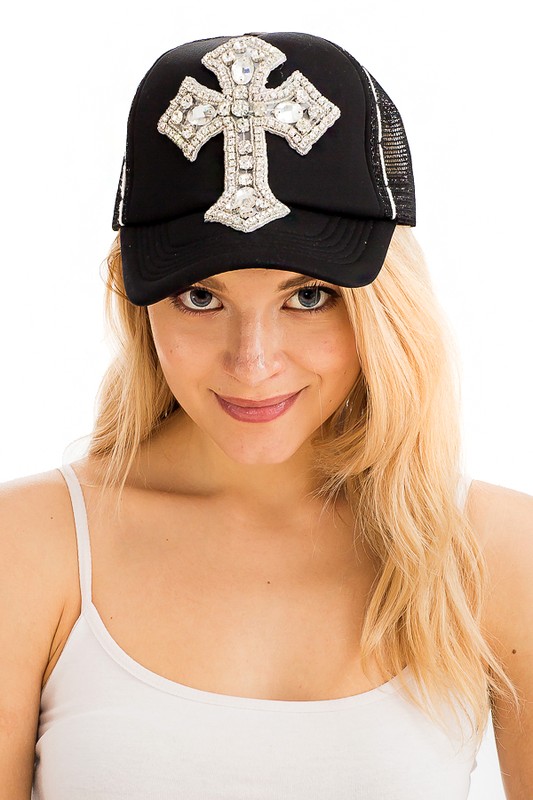 Cross Bling Hats