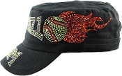 Softball Mom w/ Flames Hat