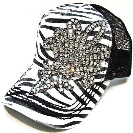 Fluer de Lis Bling Hats