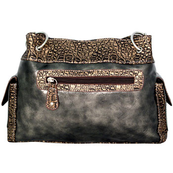 Rhinestone Fleur de Lis Handbag