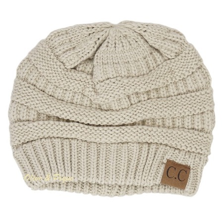 C.C. Women's Beanie - Beige