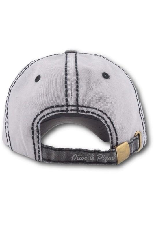 Olive & Pique Glitz Deco Two Tone Baseball Cap