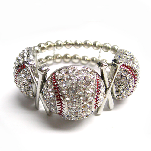 Baseball Stretch Bracelet