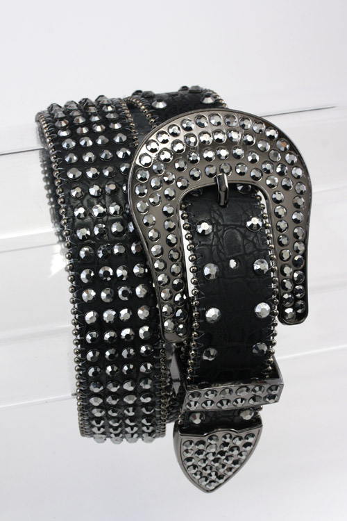 Western Bling Crystal Embellished Belt