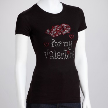 Wild For My Valentine Rhinestone Shirt